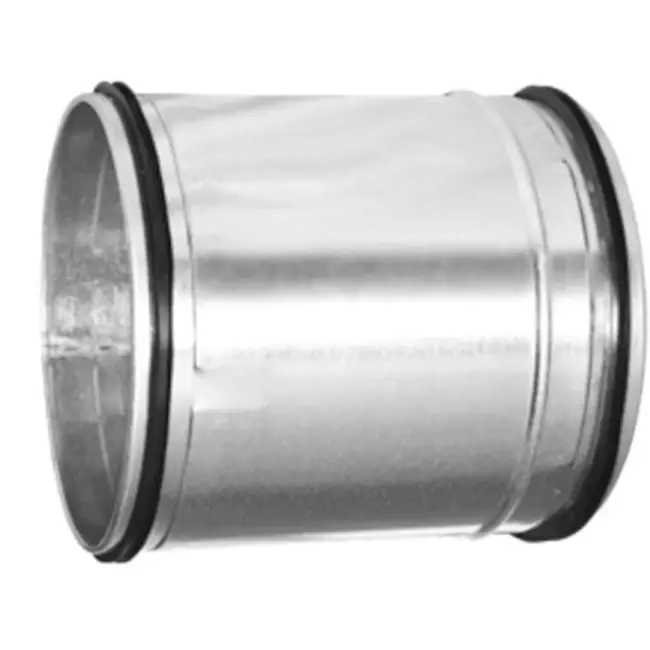 Spiro-SAFE förlängd skjutanslutning för spirorör Ø 150 mm (galvaniserad)