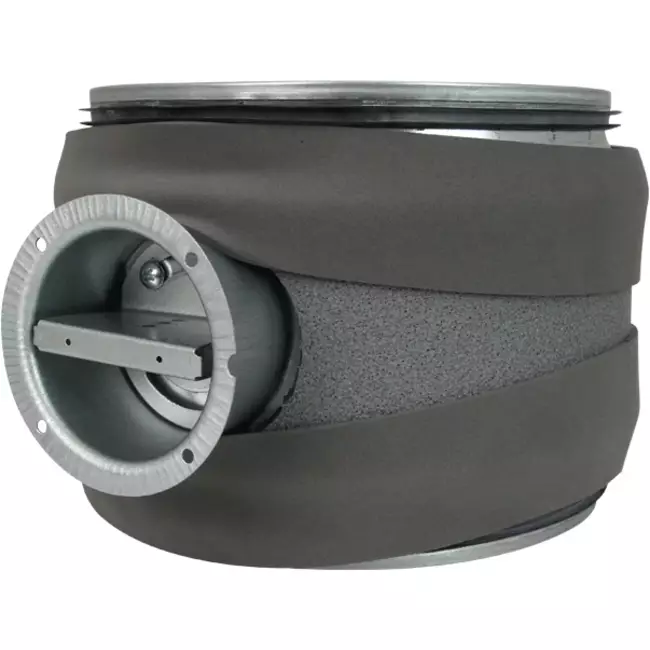 Thermoduct 9 mm manuell reglerventil 250 mm diameter isolerad