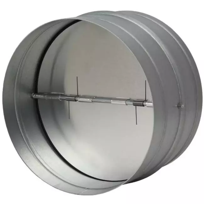 Backspjäll med gummitätning Ø 125 mm