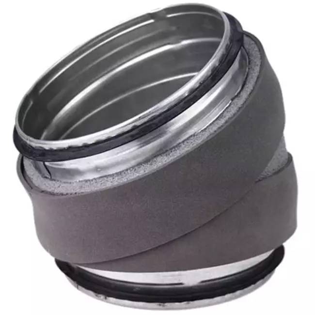 Thermoduct 13 mm böj diameter 200 mm 30 graden isolerad