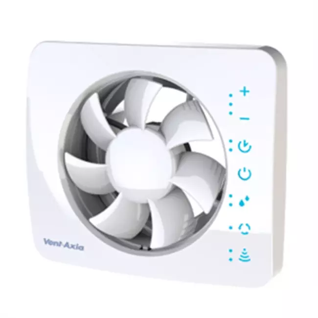 Badrumsfläkt Svensa PureAir med luktsensor 100-125 mm