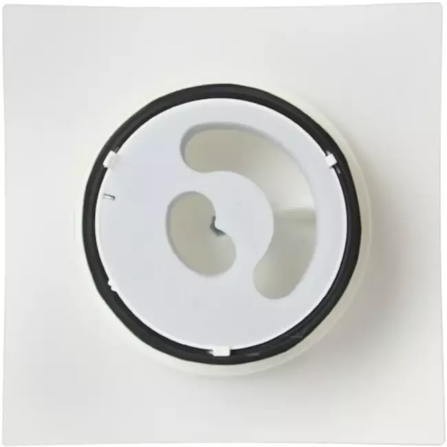 Vasco designtak- eller väggventil deluxe fyrkantig böjd (inkl. smiley)