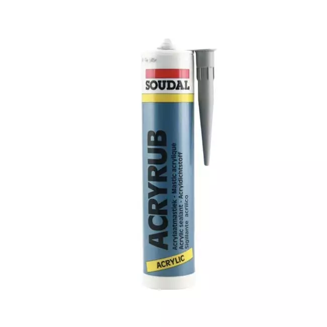 Fogfogmassa inuti grå 310 akryl tub 310 ml. (styck)
