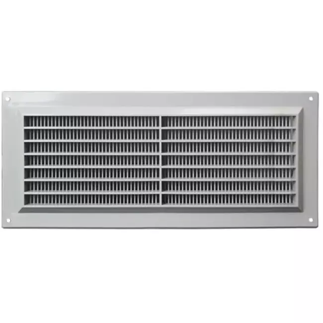 Rektangulärt ventilationsgaller med galler 130x300, grått - VR1330P