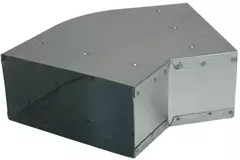 Böj 45 grader 170x80 mm horisontellt för kanalisation