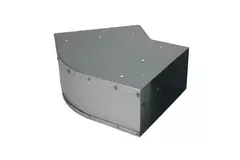 Böj 45 grader 170x80 mm horisontellt för kanalisation