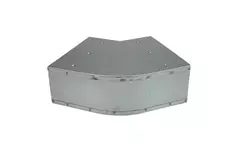 Böj 45 grader 170x80 mm horisontellt för kanalisation
