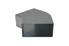 Böj 45 grader 170x80 mm horisontellt för kanalisation