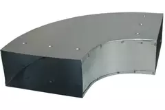 Böj 90 grader 170x80 mm horisontellt för kanalisation