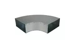 Böj 90 grader 170x80 mm horisontellt för kanalisation