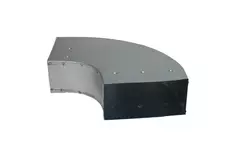 Böj 90 grader 170x80 mm horisontellt för kanalisation