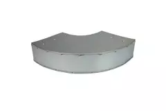 Böj 90 grader 170x80 mm horisontellt för kanalisation