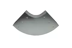 Böj 90 grader 170x80 mm horisontellt för kanalisation