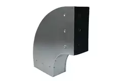 Böj 90 grader 170x80 mm horisontellt för kanalisation