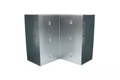 Böj 90 grader 170x80 mm vertikalt för gjutränna