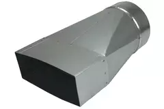 Adapter 170x80 mm till diameter 125 mm för kanal