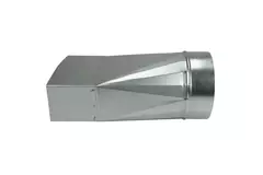 Adapter 170x80 mm till diameter 150 mm för kanalisation