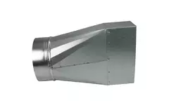 Adapter 170x80 mm till diameter 150 mm för kanalisation