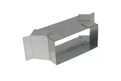 Sidoanslutning 170x80 mm för rektangulära kanaler