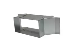 Sidoanslutning 170x80 mm för rektangulära kanaler