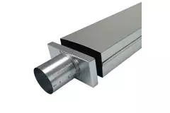 Lock 170x80 mm med anslutning diameter 80 mm för inloppskanal