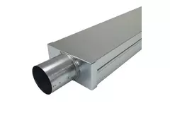 Lock 170x80 mm med anslutning diameter 80 mm för inloppskanal