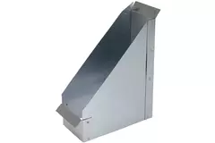 Sidoanslutning 170x80 mm 45 grader för rektangulär insugningskanal
