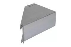 Sidoanslutning 170x80 mm 45 grader för rektangulär insugningskanal