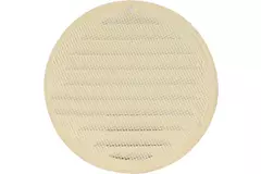 Runt ventilationsgaller av metall Ø 125 mm, beige - MR125Y – RAL1015