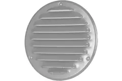 Runt ventilationsgaller av metall Ø 125 mm, grått - MR125P – RAL9006