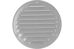 Runt ventilationsgaller av metall Ø 125 mm, grått - MR125P – RAL9006