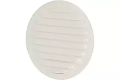Ventilationsgaller av metall, rund Ø 160 mm,, vit  - MR160 - RAL9016