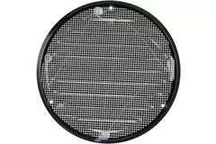 Runt ventilationsgaller av metall Ø 125 mm, svart - MR125M – RAL9005