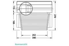 Orcon Compact 10RHP 320 m³/h + fuktsensor + RFT-styrning - perilexkontakt