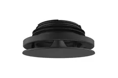 Vent-Axia Uniflexplus RV Z 125 mm justerbar till- och frånluftsventil - svart