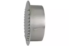 Runt ventilationsgaller inkl. monteringshylsa Ø 180 mm aluminium – DWRA180S