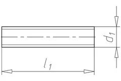 Bultstycke M8 x 20 mm (100 stycken)