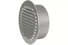 Runt ventilationsgaller inkl. monteringshylsa Ø 180 mm aluminium – DWRA180S