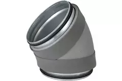 Thermoduct isolerad böj 45 grader diameter 125 mm