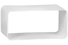 Anslutningshylsa i plast fyrkantig 110x55 mm - KSF