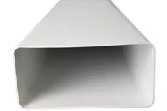 Rektangulär ventilationskanal av plast, längd 110x55 = 0,5 meter - K-0,5