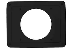 Vent-Axia Lo-Carbon iQ platte design badrumsfläkt SVART Ø 100 - 125 mm