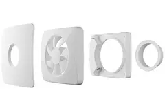 Badrumsfläkt Svensa PureAir med luktsensor 100-125 mm