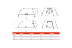 EPS-plenum isolerat 590x590 Ø 200mm