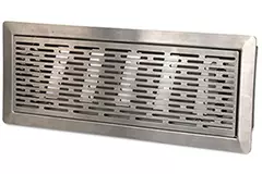 Vent-Axia Uniflexplus justerbart golvgaller med springor - borstad RVS - VRVBS