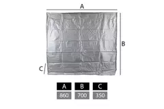 Skydd för utomhusenheter stor 860 x 700 x 350 mm