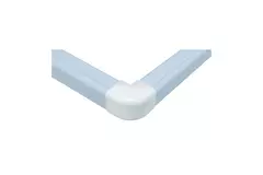 Climaplus luftkonditioneringskanal Vinkel ytterböj 125 x 75mm RAL 9010 VIT