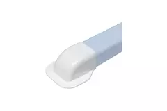 Climaplus luftkonditioneringskanal Vägglock 125x75mm RAL 9010 VIT