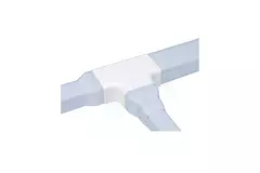 Climaplus luftkonditioneringskanal T-stycke för montering av kanal 125 x 75 mm RAL 9010 VIT