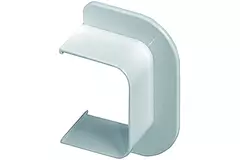 Climaplus väggrosett för luftkonditioneringskanal 70x55mm RAL 9010 VIT